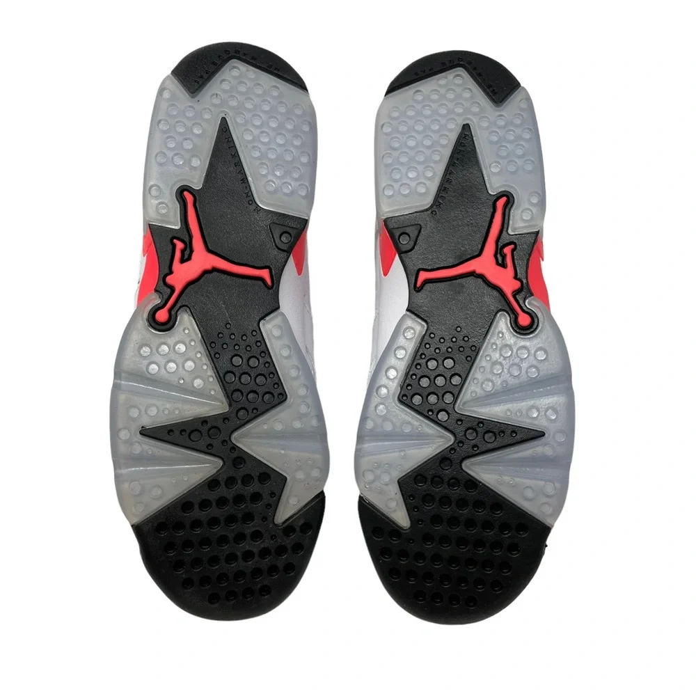 NIB Nike Air Jordan 6 Retro OG 7Y White Infrared Black 7‎
